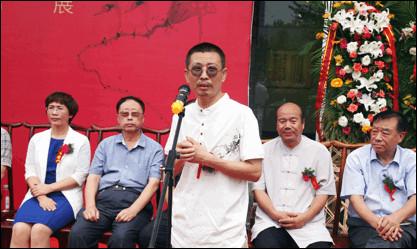 河北省美术家协会副主席、廊坊市美术家协会主席、廊坊画院院长张玉华致辞