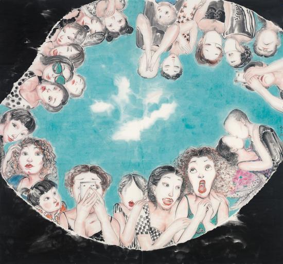 杨平《真的假的?》180×192cm