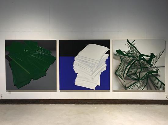 赵宇,《重叠》《复制》《缠绕》,2017
