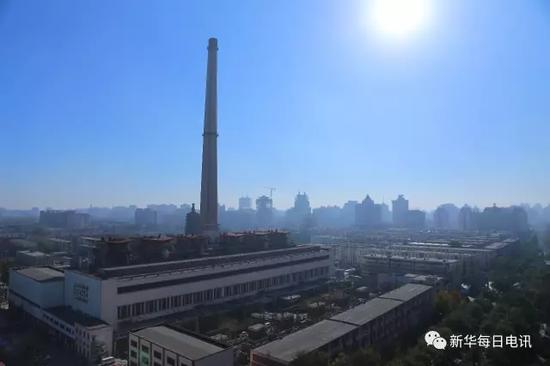 老厂鸟瞰图:北京第二热电厂鸟瞰图 图片由王武提供