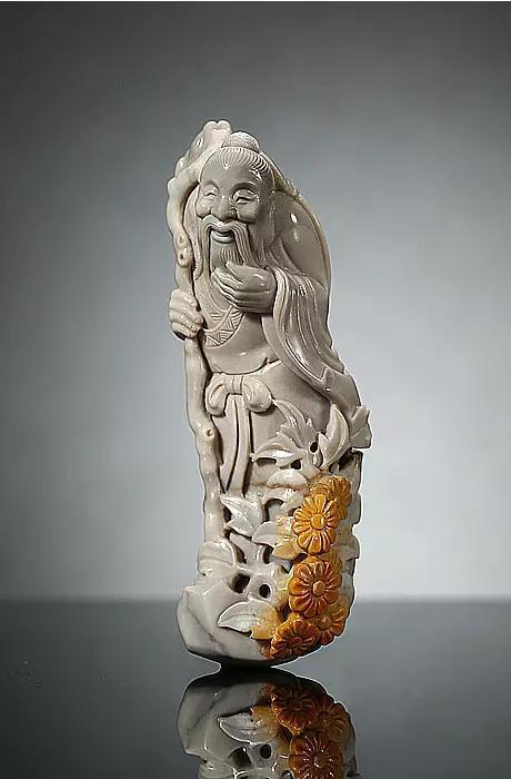 郭石林大师作品《渊明爱菊》
