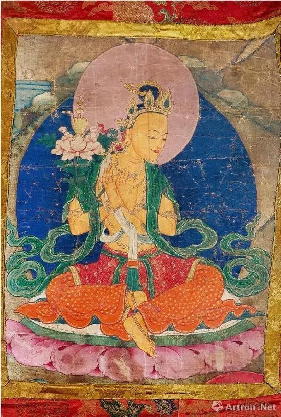 清代弥勒唐卡
