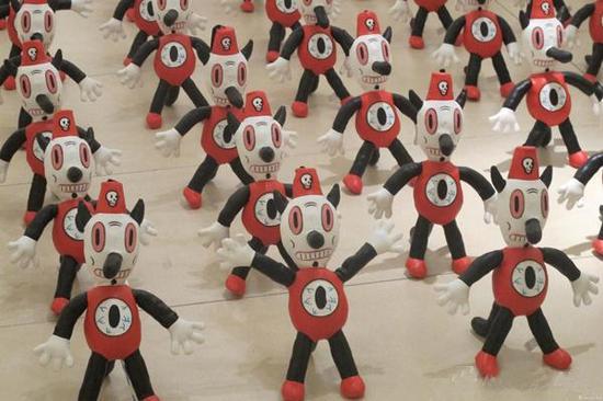 美国艺术家Gary Baseman个展《欢迎来我家》现场(Toby)