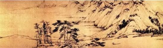 黄公望《富春山居图·无用师卷》(局部),元代