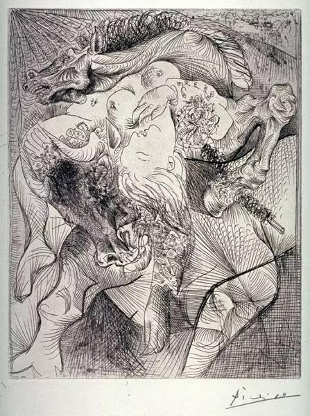 毕加索,《女斗牛士》,1934年