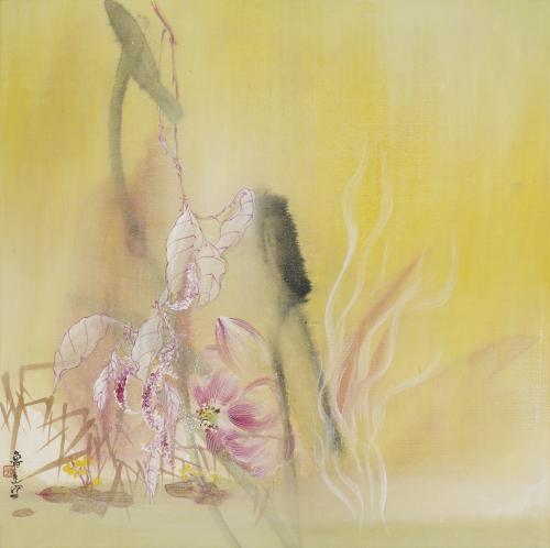 鲁迟 《夏梦系列》之七 50cmx50cm 2017年
