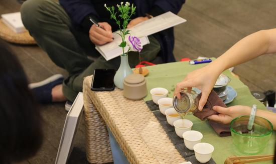 茶诗会现场