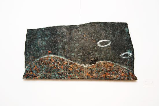 “曾英栋——共时2017个展”展览现场