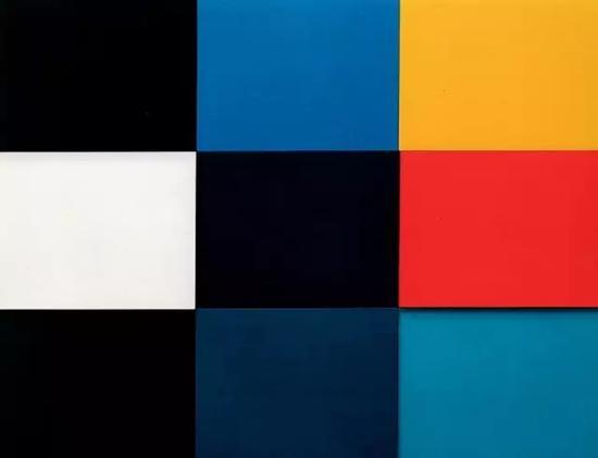 《地中海》,1952年,150*195*7cm,9节连接面板,木板油画