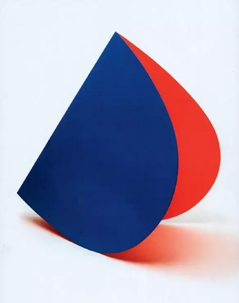 《淡橙色与绿》,1991年,237.5*215.3*6.7cm,2节连接面板,布面油画