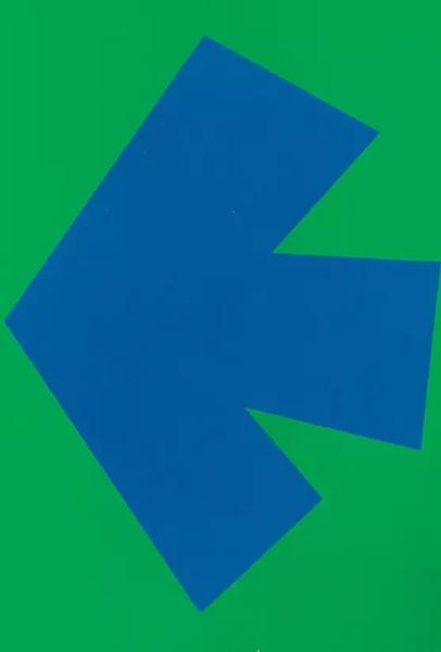 《蓝绿》(Blue Green),1962年,219.7*172.7cm,布面油画