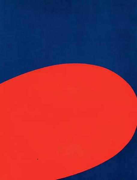 《红蓝》(Red Blue),1964年,228.6*167.6cm,布面油画