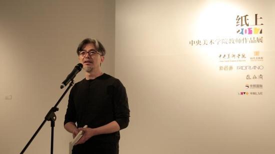 本次展览策展人、艺术家、“新图画”创始人 王庚飞