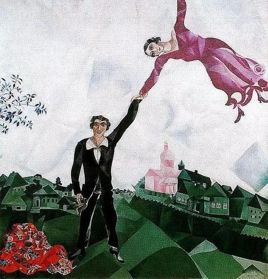 Marc Chagall - The Promenade