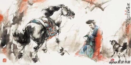 胡扬晨曲 136cm×68cm