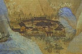 图1 《千里江山》的表现基调为青绿厚彩