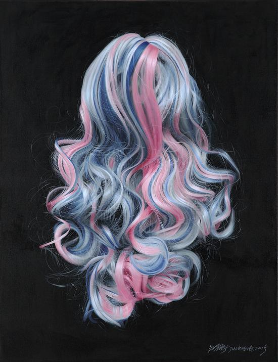 《静物之三》100X77CM 布上油画 2015年 江衡《“Still life”3》100X77CM Oil on Canvas 2015 Jiangheng
