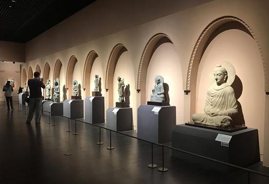“佛像的故乡——犍陀罗佛教艺术展”展览现场