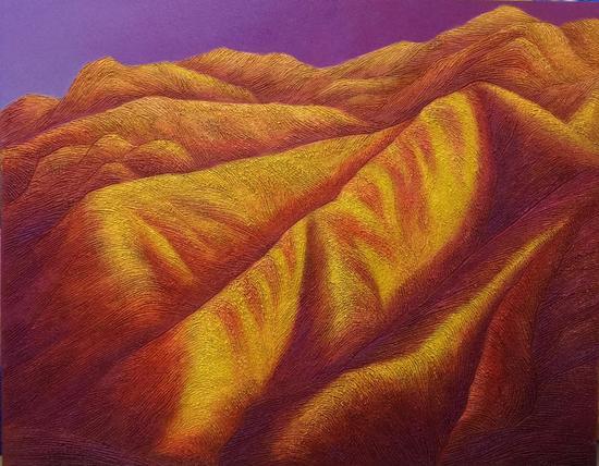 朱玉祥《大山系列》-103cm×130cm-布面油画-2017