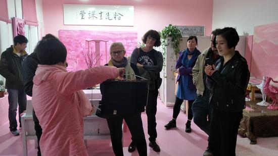 粉先生工作室交流现场
