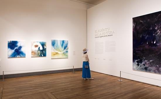 《绘画的精神:蔡国强在普拉多》展览现场,西班牙普拉多美术馆,马德里,2017年。蔡文悠摄,蔡工作室提供