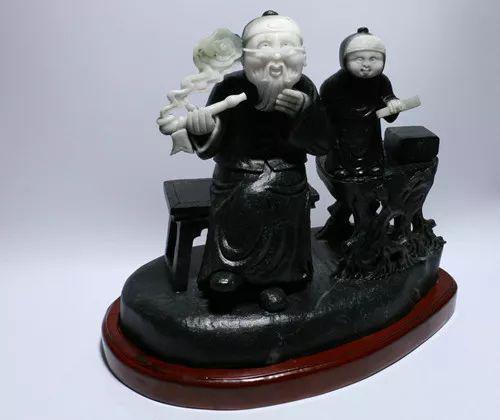 黑色独山玉,设计感十足