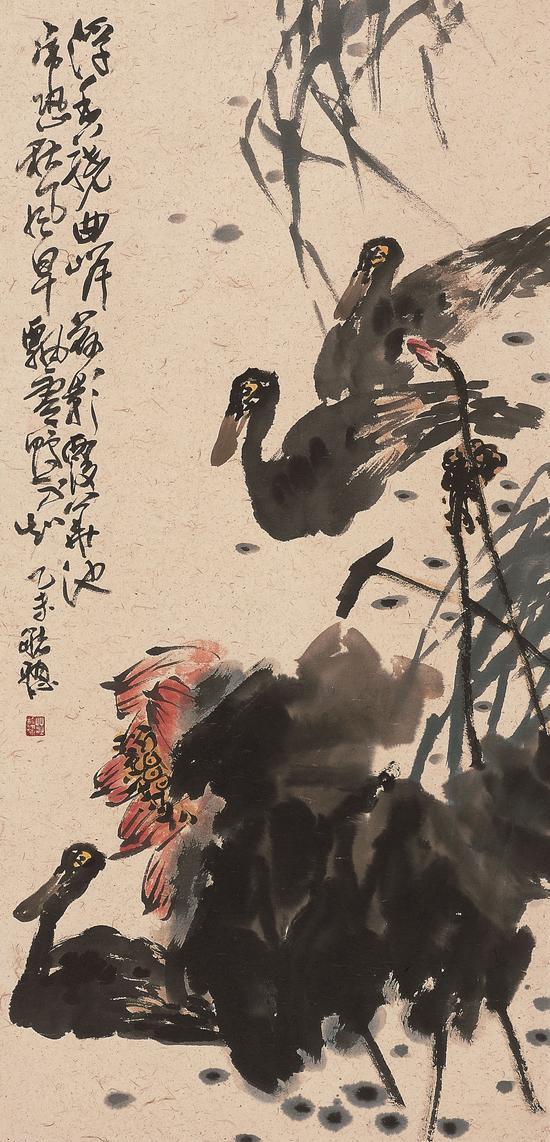 浮香绕曲岸136x68cm 2015年 庄毓聪