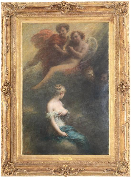 亨利。方丹。拉图尔,浮士德的沉沦,1888,布面油画,99.1×66厘米,来源New Perfection Foundation新完美基金会(美国)