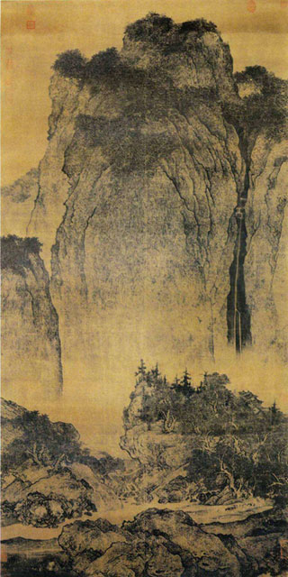 范宽《溪山行旅图》-北宋