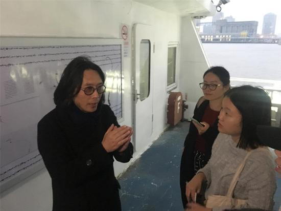 艺术家朱赢椿介绍此次项目
