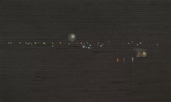 The City no.017-3 43x72cm 韩纸上水墨设色 2017 金娟我 Kim Yeona 韩国Korea