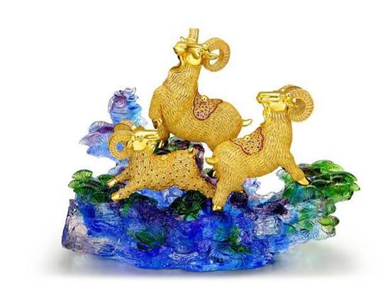 萃华珠宝 生肖系列花丝工艺作品