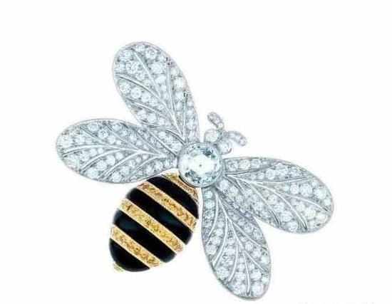 Tiffany & Co。 蒂芙尼,蜜蜂造型胸针