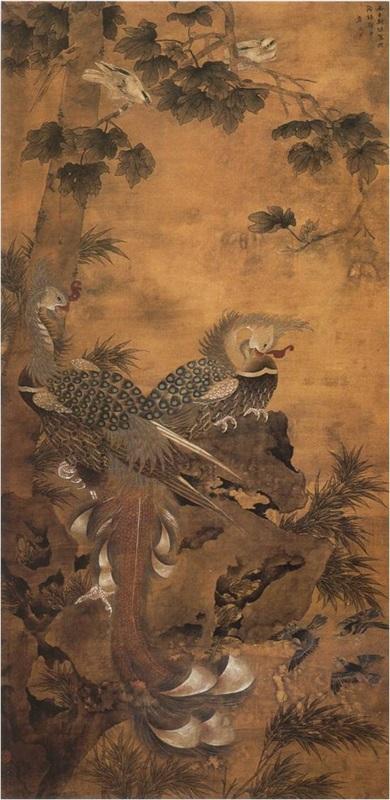 凤凰图 130x240cm 1993年 姚舜熙