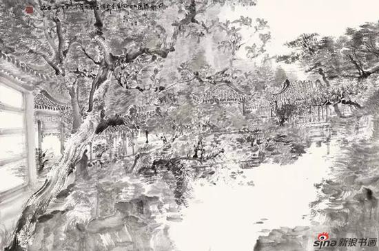 苏州写生之五 90×60cm 纸本水墨 2014