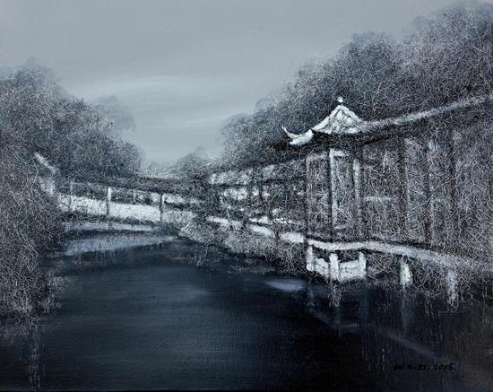 江南-切片系列-69 80x100cm 布面油画 2015