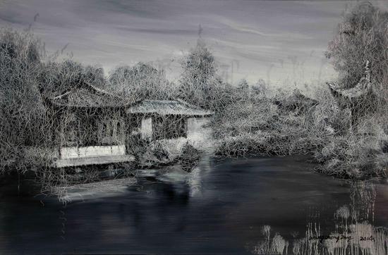 江南-切片系列-10 80x120cm 布面油画 2014