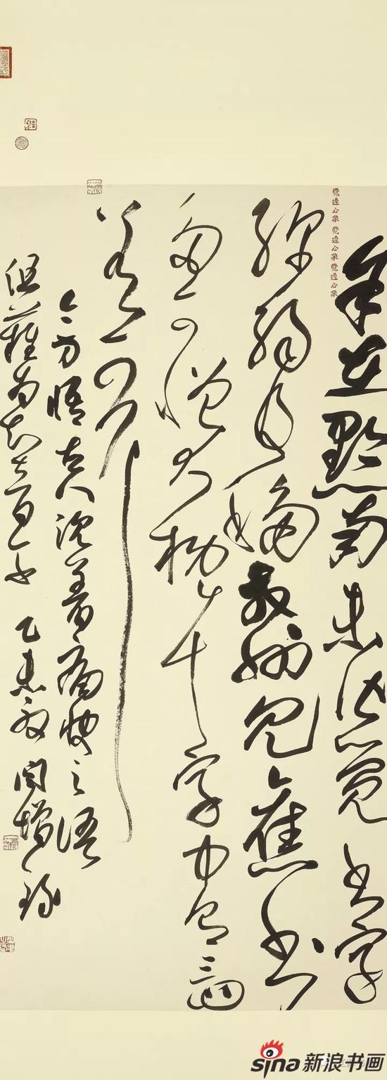 闫增 古贤论书 183cm×66cm