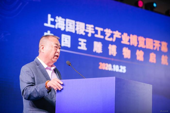上海国稷手工艺产业博览园管理有限公司董事长 张忠泉在人文松江建设文旅项目签约上致辞