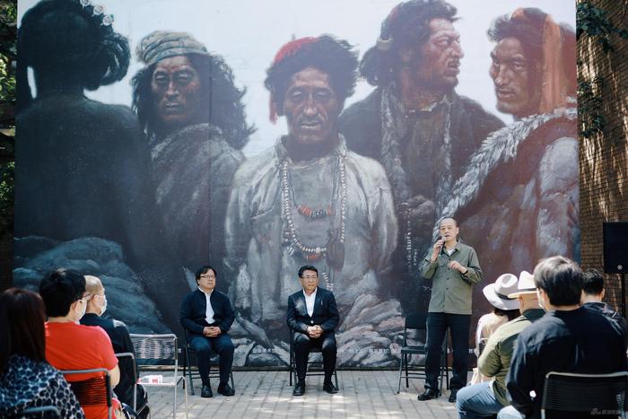 四十年再看陈丹青《西藏组画》开幕仪式现场
