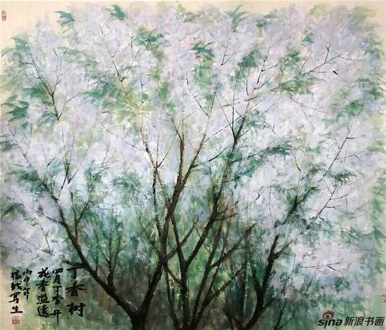 《丁香》117×136cm