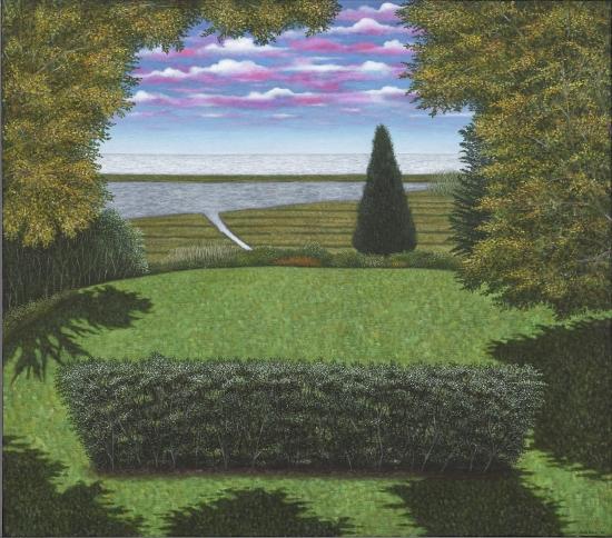斯科特·卡恩 《音景》,2008年作 油彩 麻布,76.3 x 86.4 厘米 估价:900,000 - 1,400,000港元