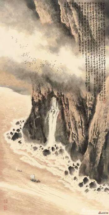 《赤壁赋》 139cm×70cm 晏 明