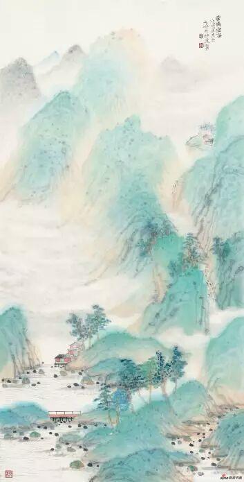 《云满空谷》 138cm×70cm 邵 连