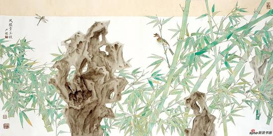 南京市花鸟画研究会理事严璐作品