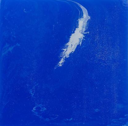 闫泓池/蓝银/布面丙烯/200x200cm/2017