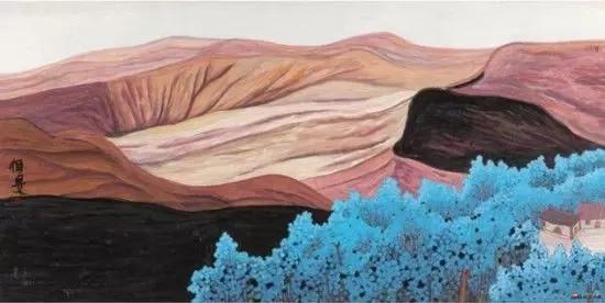 太行深处 杨佴旻 140×300cm 2013年