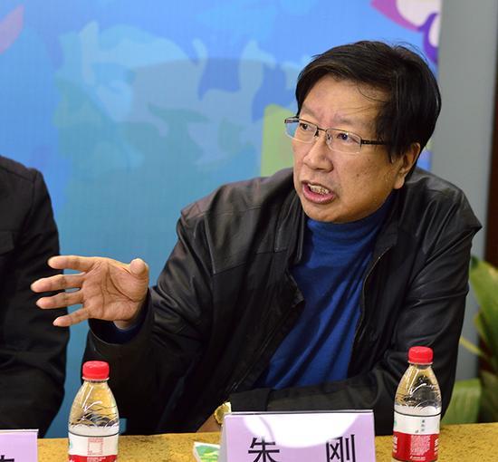 上海刘海粟美术馆馆长朱刚教授发言