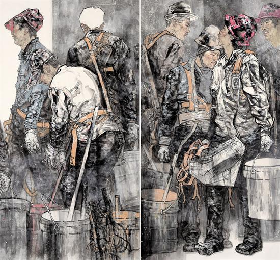 贾发军《美丽世界》200cm×200cm 2016年