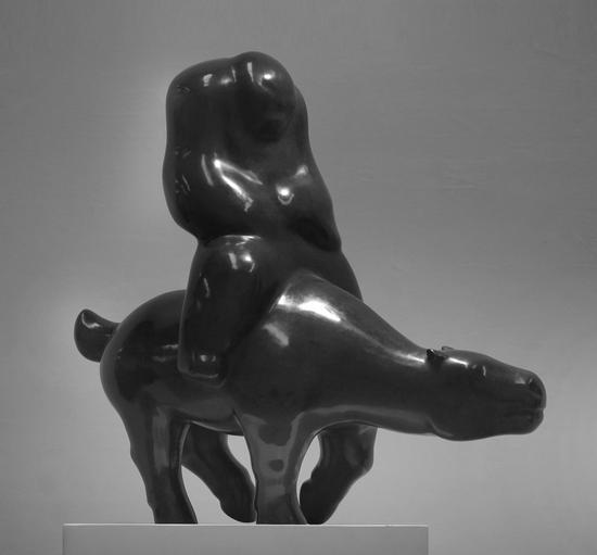 申红飙-秋-2017-93x39x83cm-铸铜